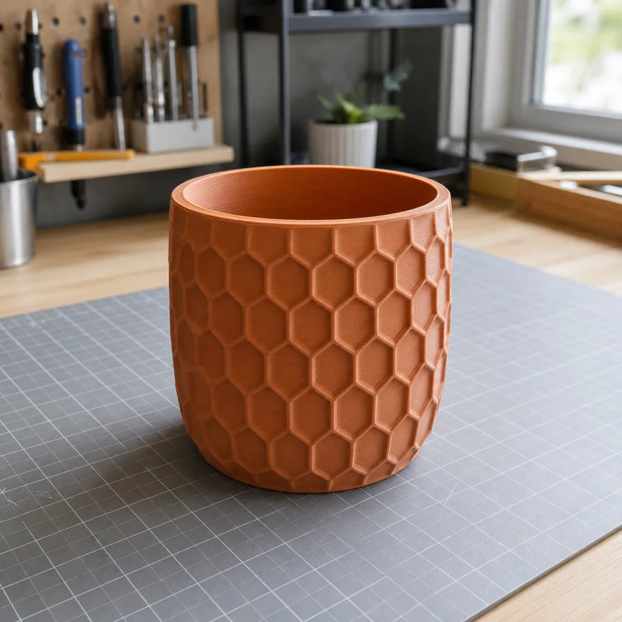 Honeycomb planter · open boundary